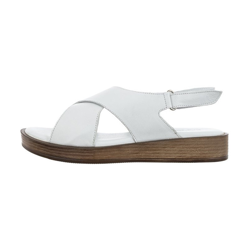 Caprice Białe 9-28205-20 100 White (CP364-b) sandals