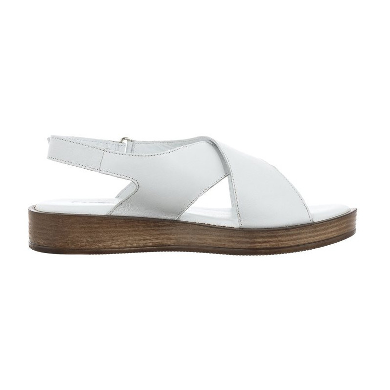 Caprice Białe 9-28205-20 100 White (CP364-b) sandals