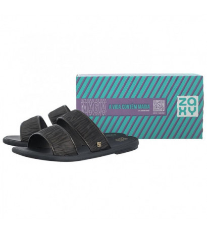 Zaxy Frescor Slide AD JJ285222/AA108 Black (ZA162-b) Women's Shoes/Flip Flops