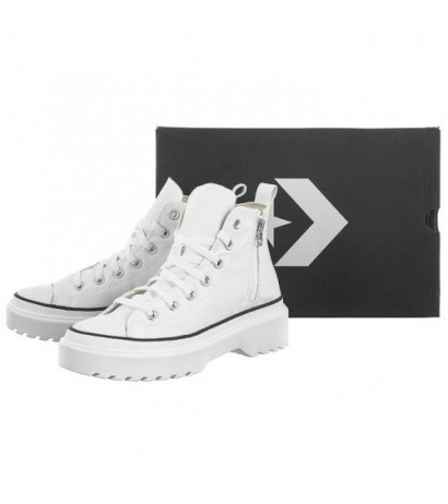 Converse CTAS Lugged Lift Hi White/White/Black A03012C (CO604-b) apavi