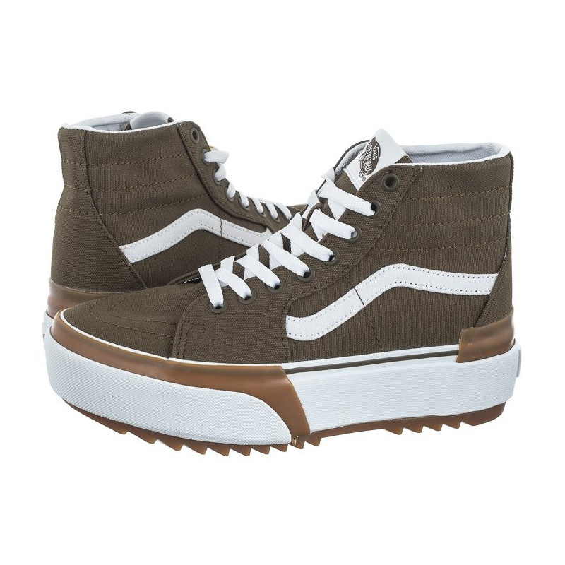 Vans Sk8-Hi Tapered Canvas Dark Olive VN0005U2DOL1 (VA406-a) shoes