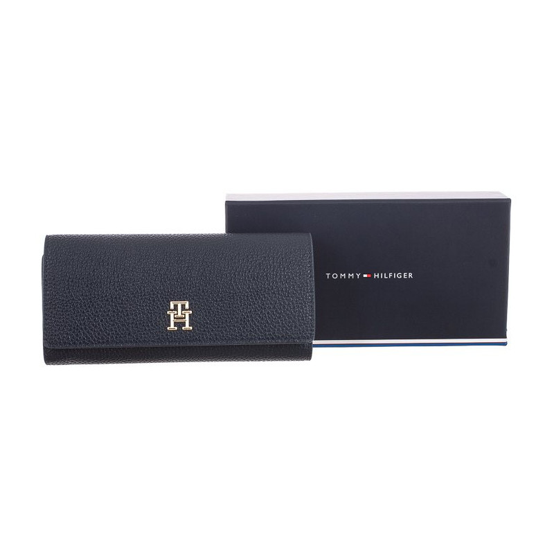 Tommy Hilfiger TH Emblem Lrg Flap Wallet AW0AW14651 DW6 (TH753-a) handbag