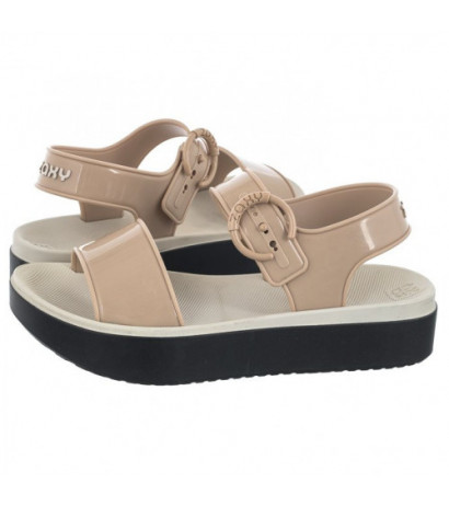 Zaxy Icone Sandal AD JJ285240/AA200 Beige/Black (ZA170-a) sandals