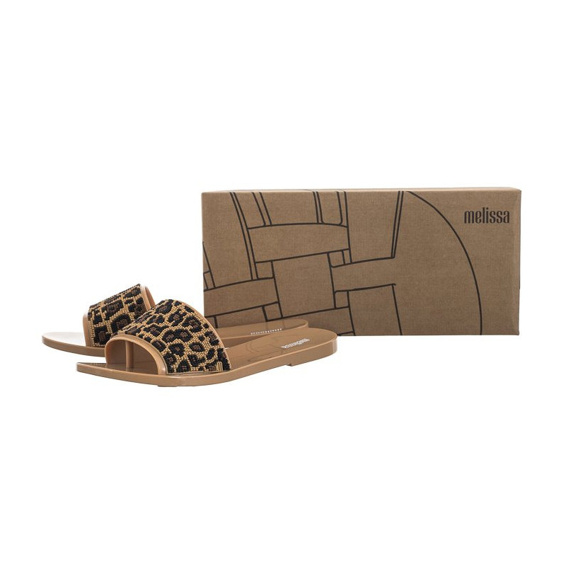 Melissa Savage Slide AD 33798/AK764 Beige/Black (ML268-b) Sieviešu apavi/Flip Flops