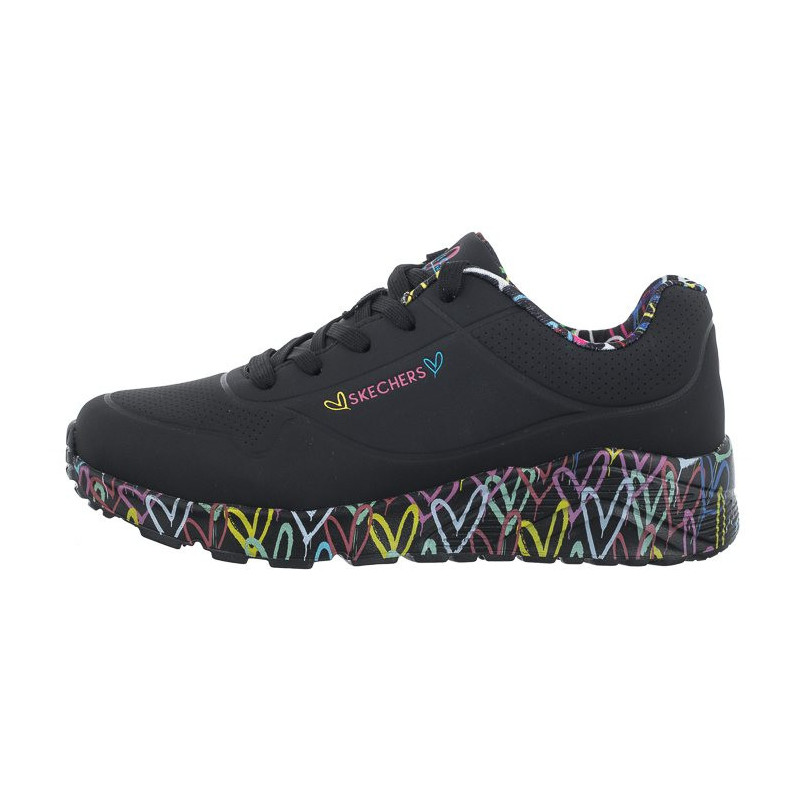 Skechers Uno Lite Lovely Luv Black/Multi 314976L/BKMT (SK154-a) sports Shoes