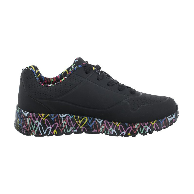 Skechers Uno Lite Lovely Luv Black/Multi 314976L/BKMT (SK154-a) spordijalatsid