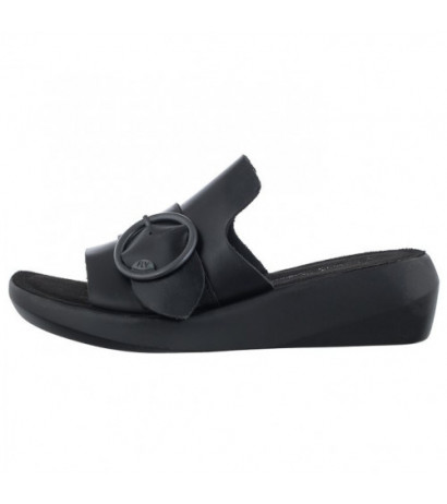 FLY London Beyd Bridle Black P144925000 (FL388-a) Women's Shoes/Flip Flops