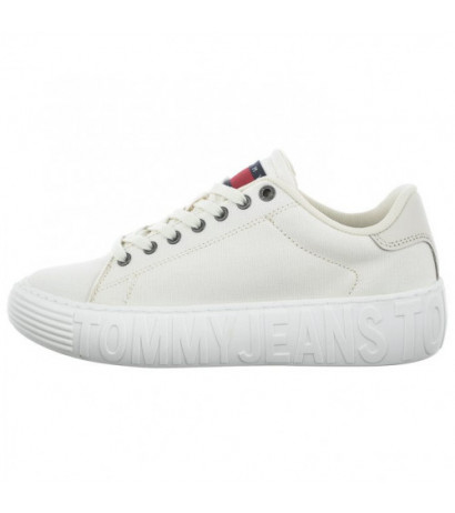 Tommy Hilfiger Tommy Jeans New Cupsole Cnvas Cn Ecru EN0EN02171 YBL (TH774-a) sportiniai bateliai