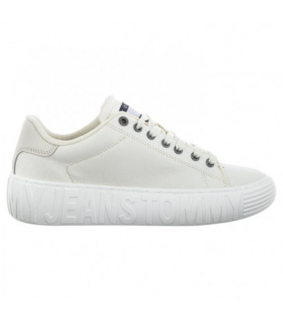 Tommy Hilfiger Tommy Jeans New Cupsole Cnvas Cn Ecru EN0EN02171 YBL (TH774-a) sporta apavi