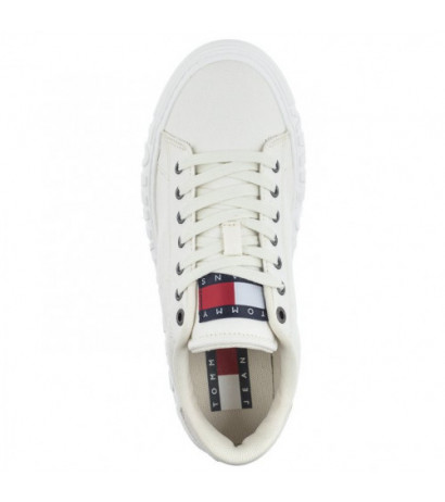 Tommy Hilfiger Tommy Jeans New Cupsole Cnvas Cn Ecru EN0EN02171 YBL (TH774-a) sportiniai bateliai