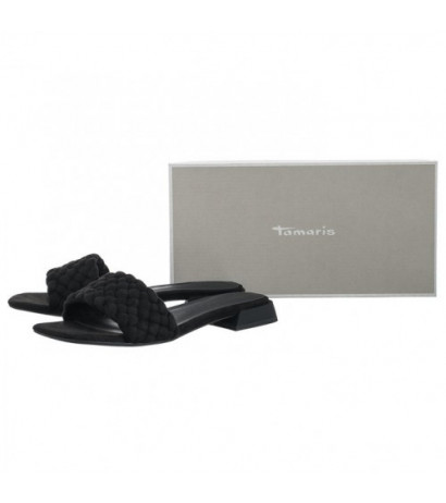 Tamaris Czarne 1-27105-20 001 Black (TM446-a) Sieviešu apavi/Flip Flops