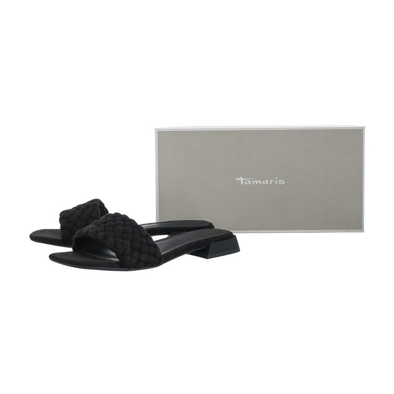 Tamaris Czarne 1-27105-20 001 Black (TM446-a) Sieviešu apavi/Flip Flops