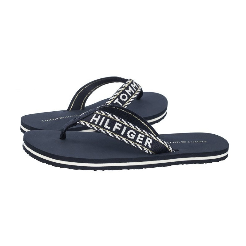 Tommy Hilfiger Tommy Webbing Sandal Space Blue FW0FW07143 DW6 (TH784-a) apavi