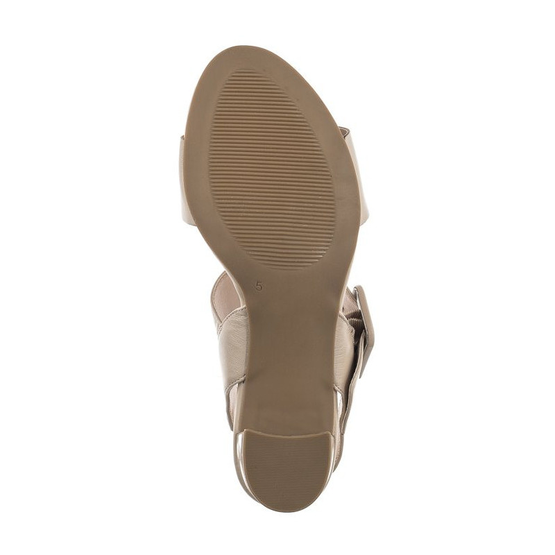 Caprice Beżowe 9-28306-20 433 Beige Perlato (CP369-a) kurpes