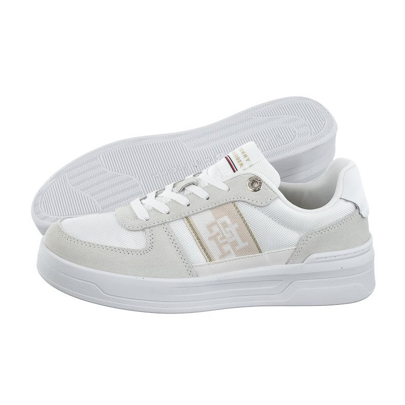 Tommy Hilfiger Basket Sneaker With Webbing White FW0FW06950 YBS (TH786-a) sporta apavi