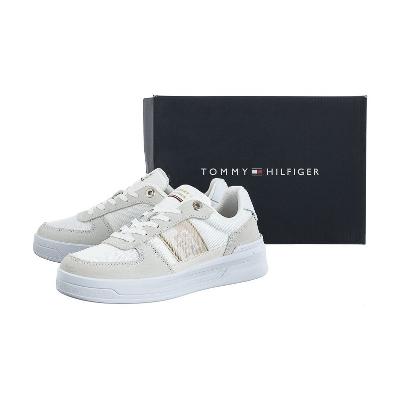 Tommy Hilfiger Basket Sneaker With Webbing White FW0FW06950 YBS (TH786-a) sportiniai bateliai