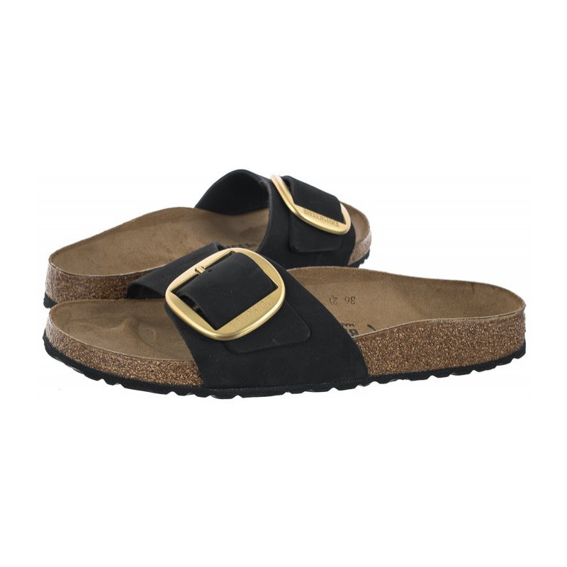 Birkenstock Madrid Big Buckle Black 1023373 (BK170-c) Moteriški batai/šlepetės