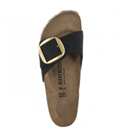 Birkenstock Madrid Big Buckle Black 1023373 (BK170-c) Women's Shoes/Flip Flops