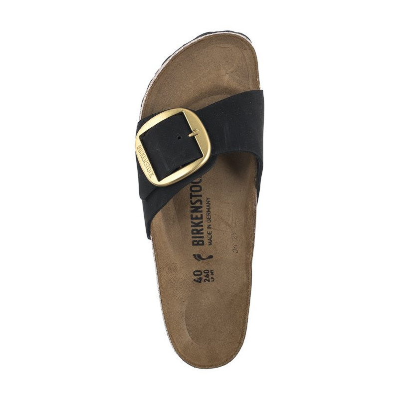 Birkenstock Madrid Big Buckle Black 1023373 (BK170-c) Moteriški batai/šlepetės