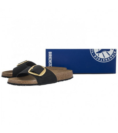 Birkenstock Madrid Big Buckle Black 1023373 (BK170-c) Moteriški batai/šlepetės