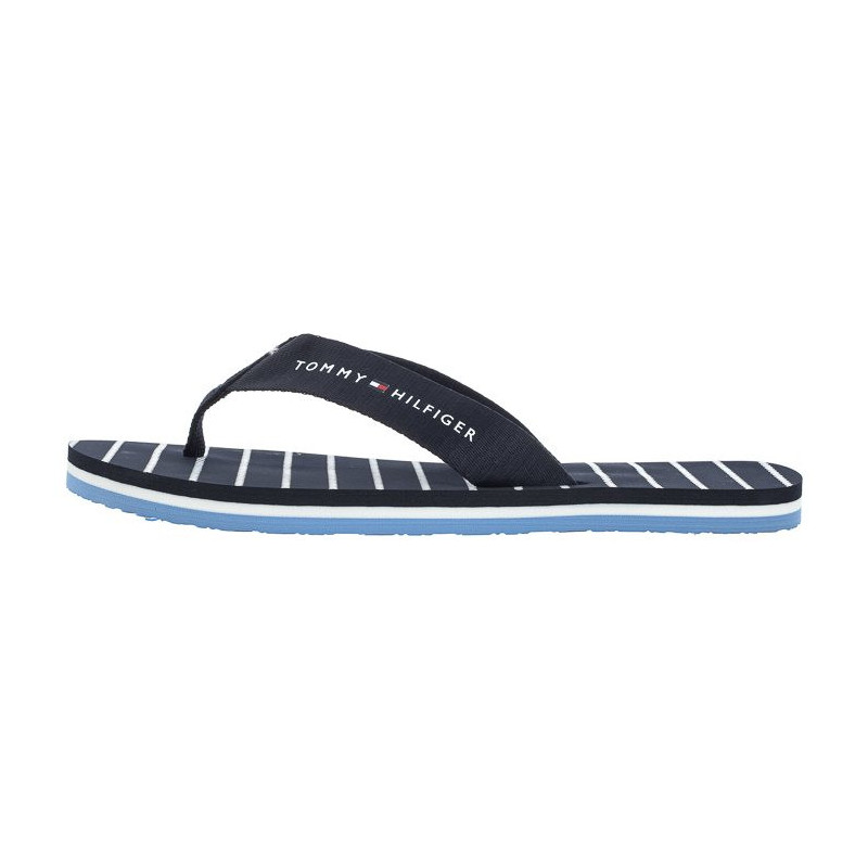 Tommy Hilfiger Tommy Essential Rope Sandal Space Blue FW0FW07142 DW6 (TH785-a) flip flops