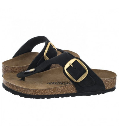 Birkenstock Gizeh Big Buckle Black 1024019 (BK196-a) Women's Shoes/Flip Flops