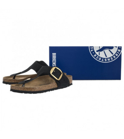 Birkenstock Gizeh Big Buckle Black 1024019 (BK196-a) Women's Shoes/Flip Flops