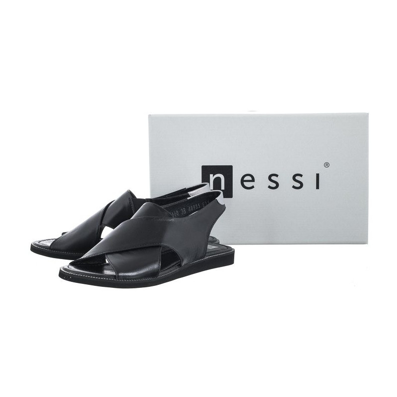 Nessi Czarne 19560 3 (NE325-a) sandals