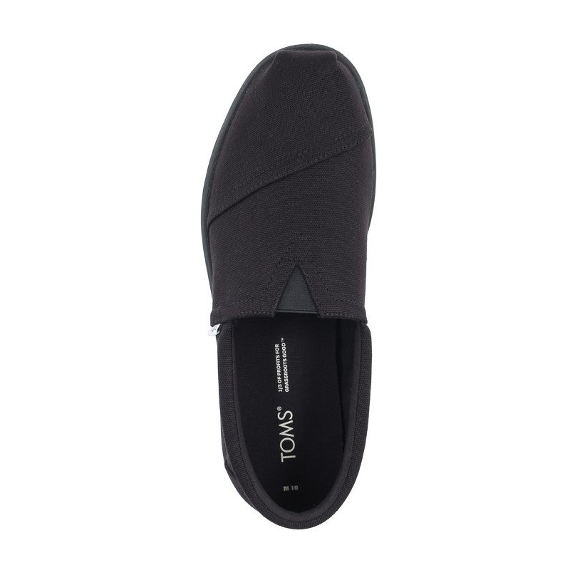 Toms Alp Fwd Black/Black Recycled Cotton Canvas 10019881 (TS30-a) čības