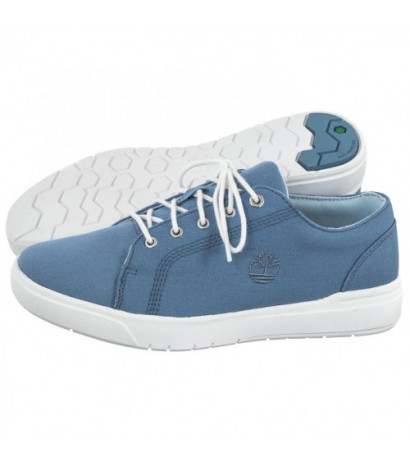 Timberland Seneca Bay Oxford Medium Blue Canvas 0A5X39 DJ5 (TI116-b) batai