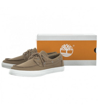 Timberland Union Wharf 2.0 Ek+Boat Shoe Medium Beige Canvas 0A5U4S DR0 (TI117-a) apavi