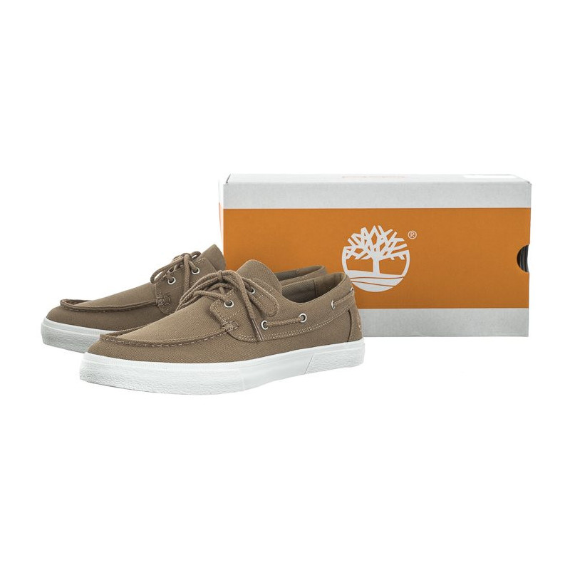 Timberland Union Wharf 2.0 Ek+Boat Shoe Medium Beige Canvas 0A5U4S DR0 (TI117-a) apavi