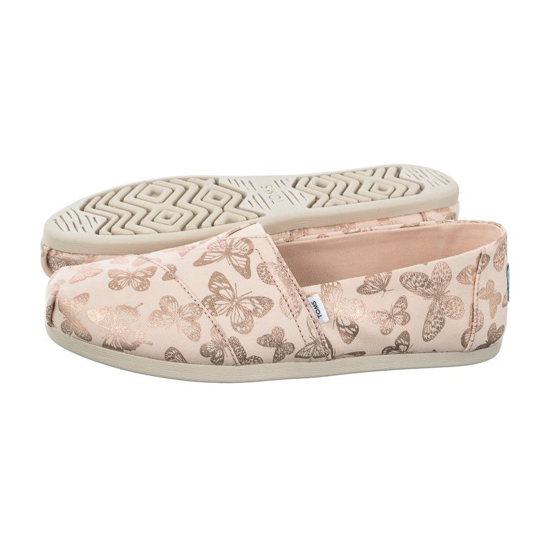 Toms Alpargata Dusty Peach Foil Butterflies 10019630 (TS36-a) kingad