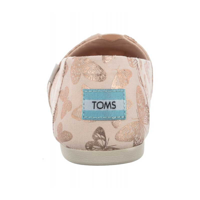 Toms Alpargata Dusty Peach Foil Butterflies 10019630 (TS36-a) kingad