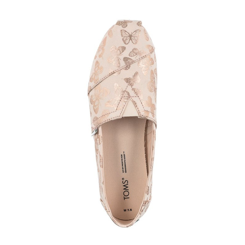 Toms Alpargata Dusty Peach Foil Butterflies 10019630 (TS36-a) sportiniai bateliai