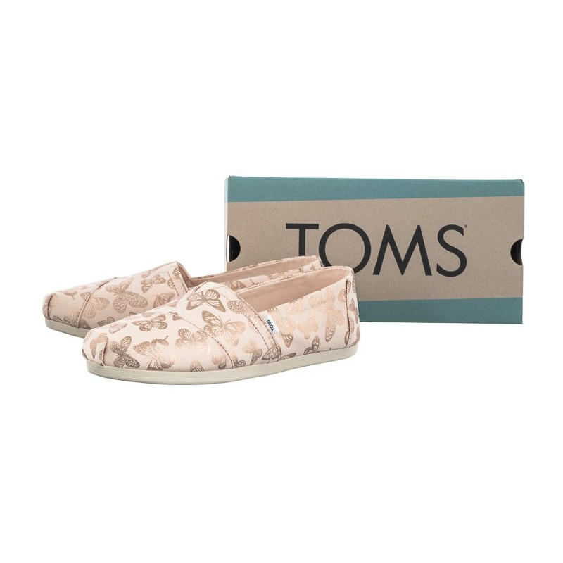 Toms Alpargata Dusty Peach Foil Butterflies 10019630 (TS36-a) kingad