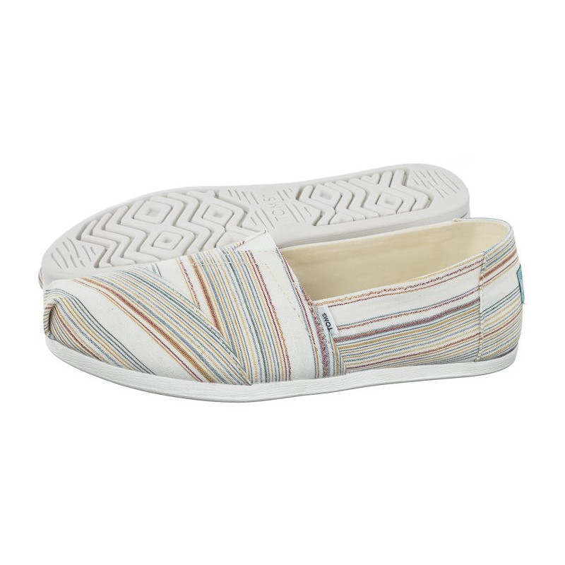 Toms Alpargata Natural Recycled Cotton Soft Stripe 10019644 (TS32-a) sportiniai bateliai