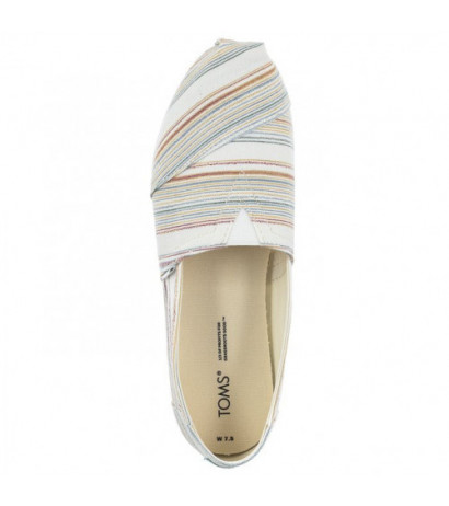 Toms Alpargata Natural Recycled Cotton Soft Stripe 10019644 (TS32-a) sportiniai bateliai