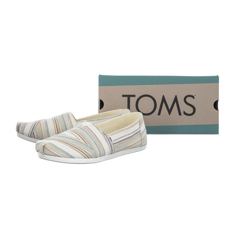 Toms Alpargata Natural Recycled Cotton Soft Stripe 10019644 (TS32-a) sportiniai bateliai