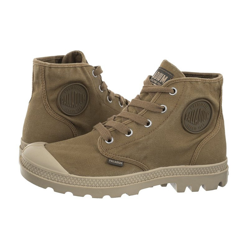 Palladium Pampa Hi Olive/Warmsand 92352-303-M (PA73-d) bateliai