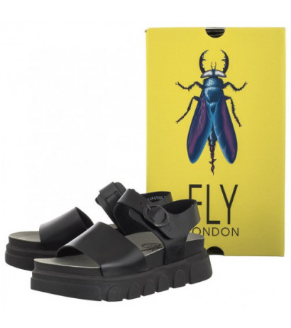 FLY London Cree Bridle Black P144947000 (FL389-a) sandals