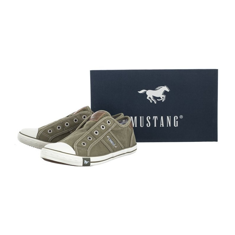 Mustang Oliwkowe 52C0008 (MU319-i) sneakers