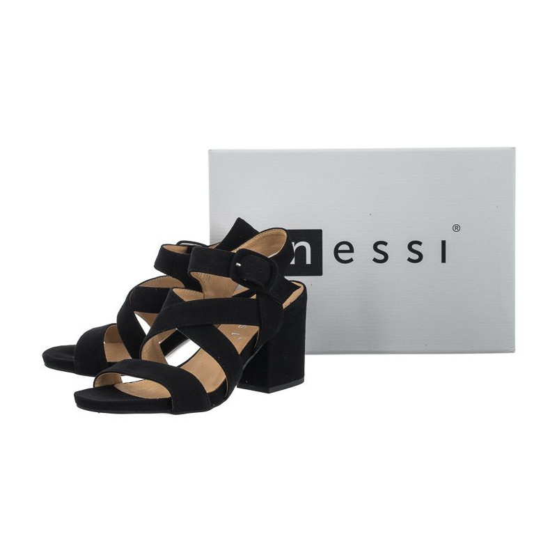 Nessi Czarne 23478 (NE328-b) shoes