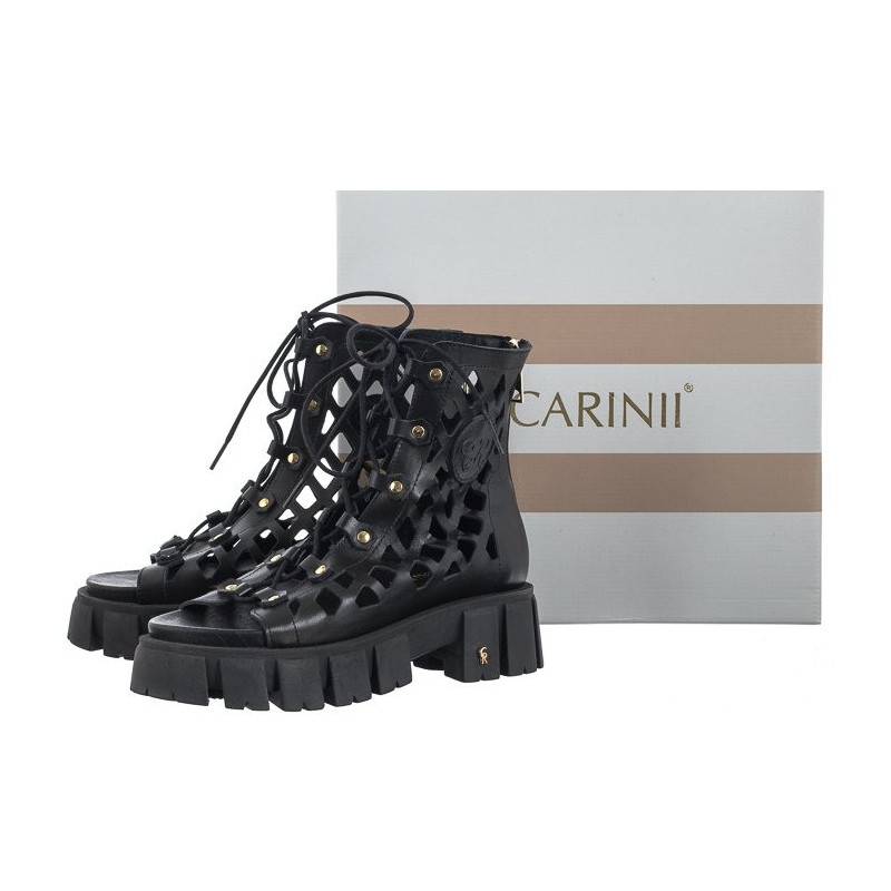 Carinii Czarne B9014-E50-000-000-G02 (CI721-a) sandalai