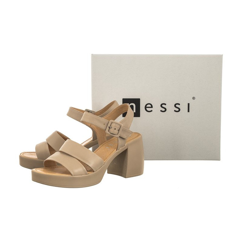 Nessi Beżowe 23462 (NE330-a) shoes