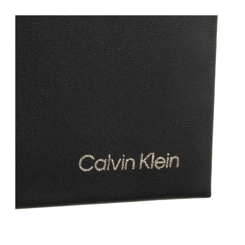 Calvin Klein CK Concise Bifold 5CC W/Coin Black K50K510599 BAX (CK283-a) handbag