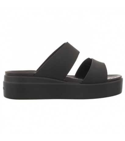 Crocs Brooklyn Buckle Low Wedge Black 207431-001 (CR293-b) Moteriški batai/šlepetės