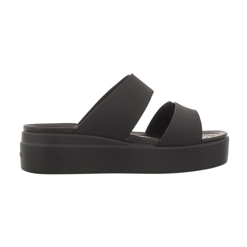 Crocs Brooklyn Buckle Low Wedge Black 207431-001 (CR293-b) Sieviešu apavi/Flip Flops