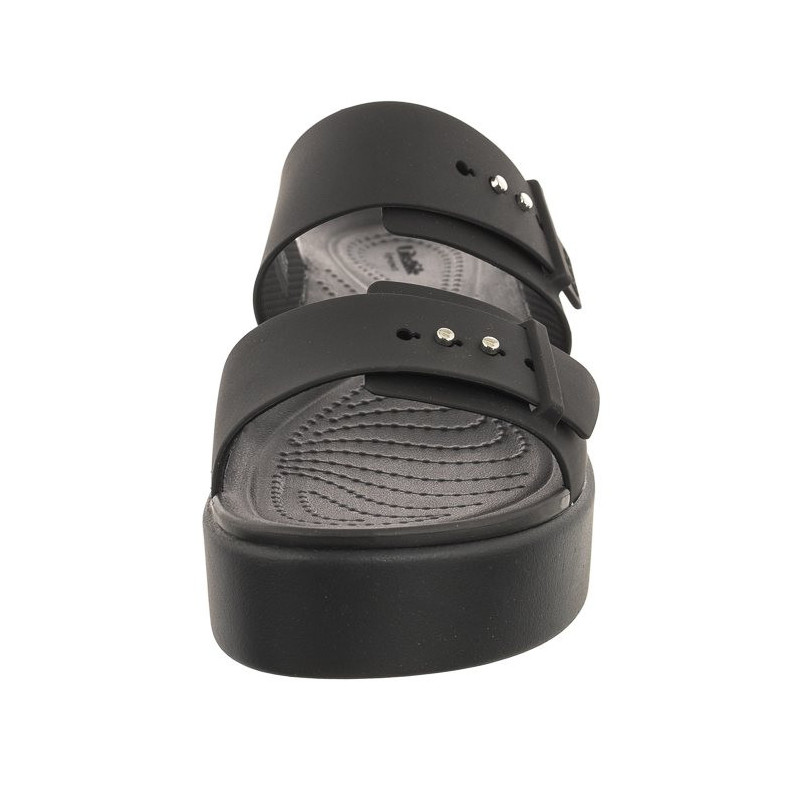 Crocs Brooklyn Buckle Low Wedge Black 207431-001 (CR293-b) Sieviešu apavi/Flip Flops