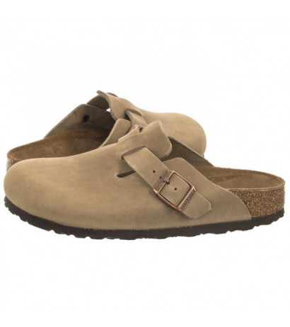 Birkenstock Boston BS Tabacco Brown 0960813 (BK207-a) Naiste kingad/klappide klapid